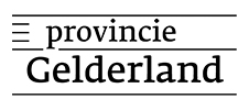 Provincie Gelderland logo